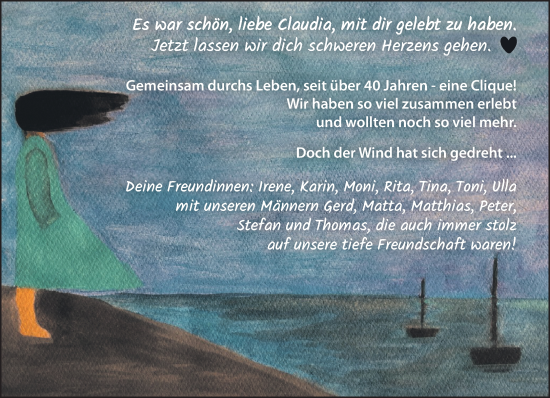 Traueranzeige von Claudia  von NNA