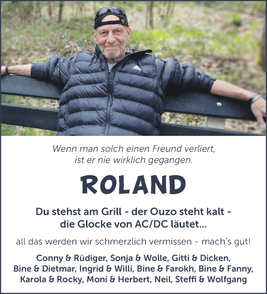 Traueranzeige von Roland  von NNA